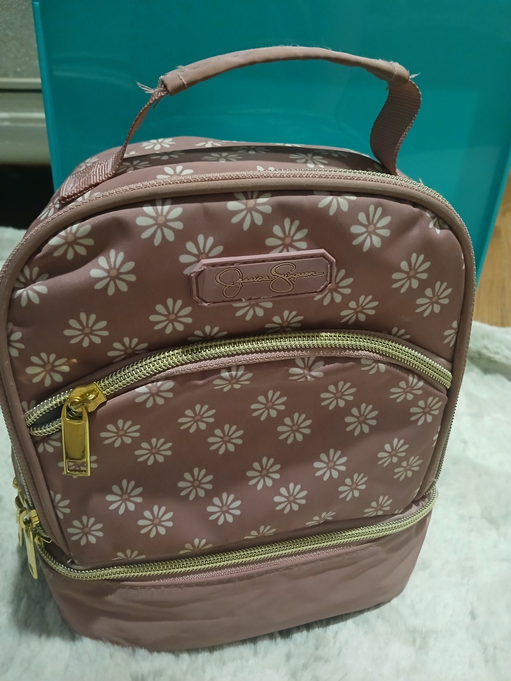 Jessica Simpson Dusty Rose Floral Lunch Backpack